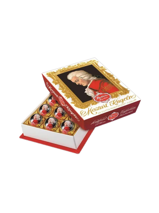 Шоколад Reber Mozart-Kugeln без алкоголя